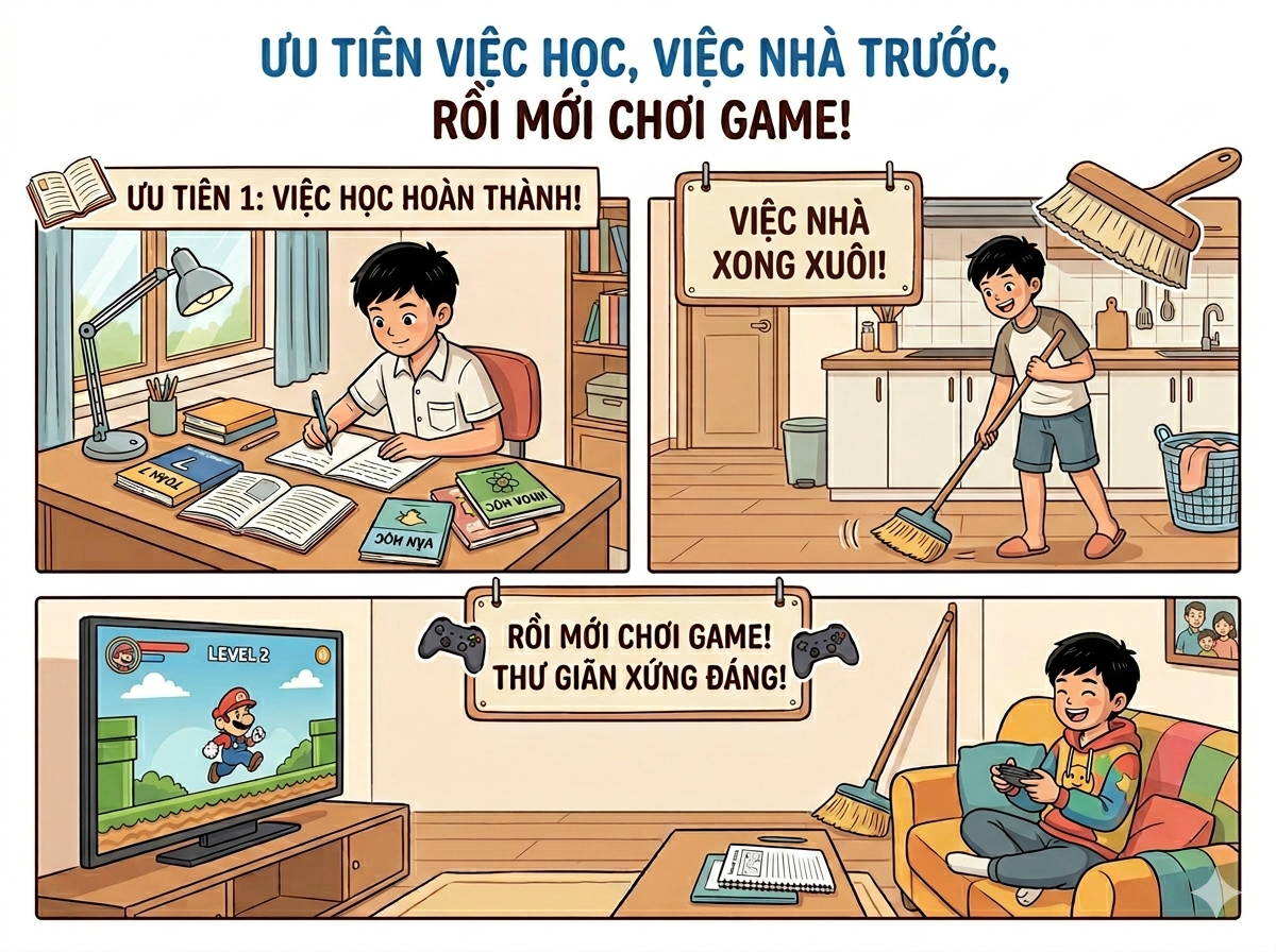 cách giúp con cai nghiện game 2