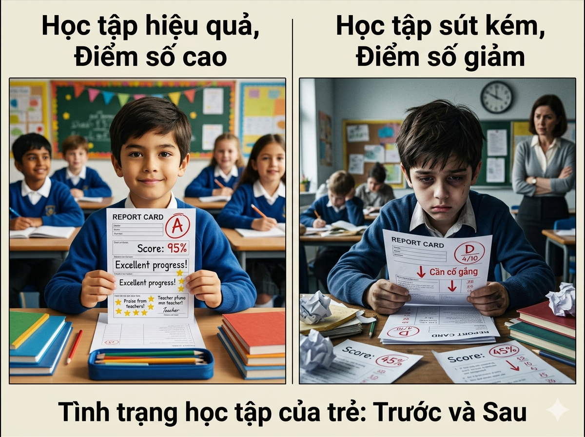 hậu quả của việc lười học 1