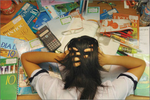 áp lực thi cử