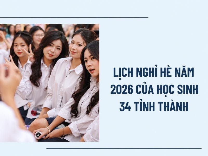 lịch nghỉ hè 2026 2