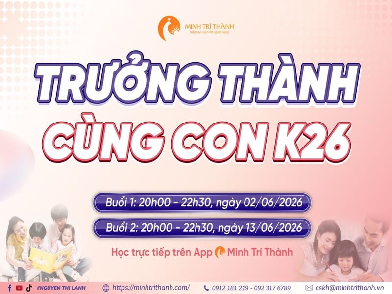 trưởng thành cùng con