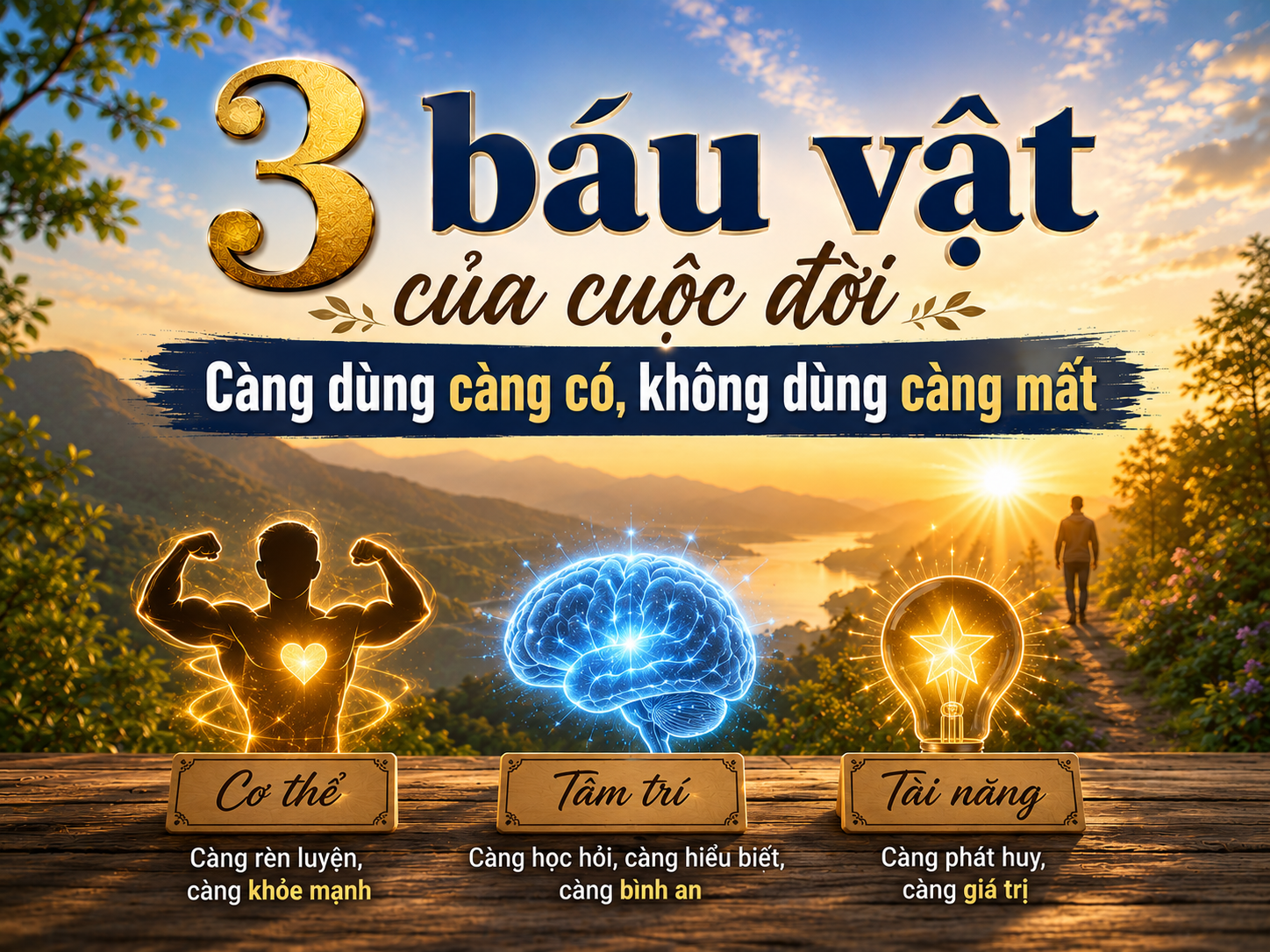 3 báu vật của cuộc đời