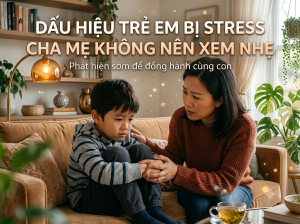 dấu hiệu trẻ em bị stress