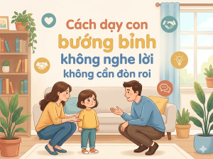 con bướng bỉnh không nghe lời