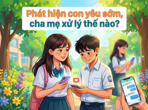 con yêu sớm