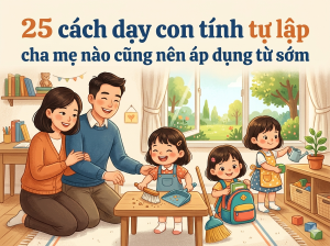 cách dạy con tính tự lập