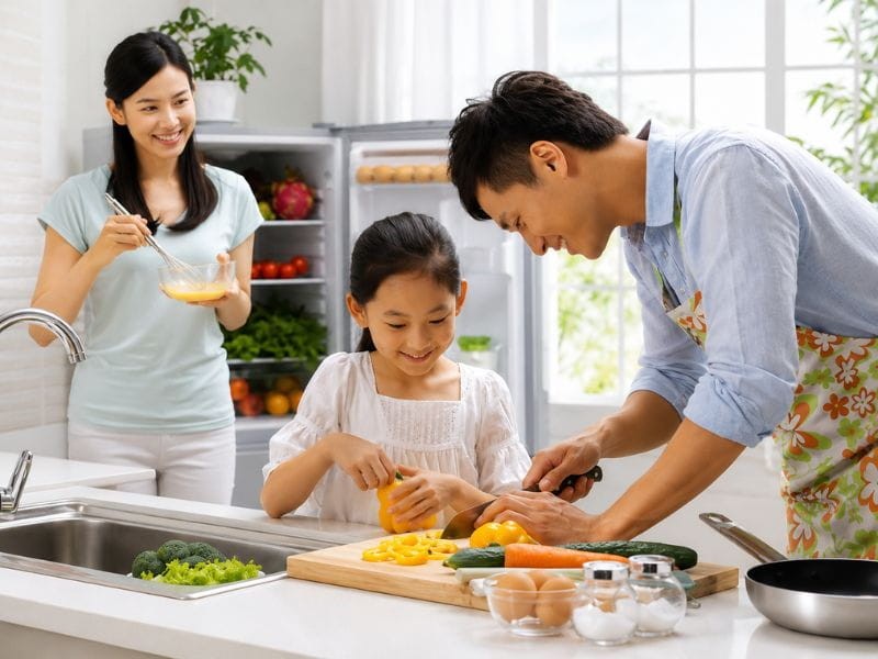 cách dạy con làm việc nhà