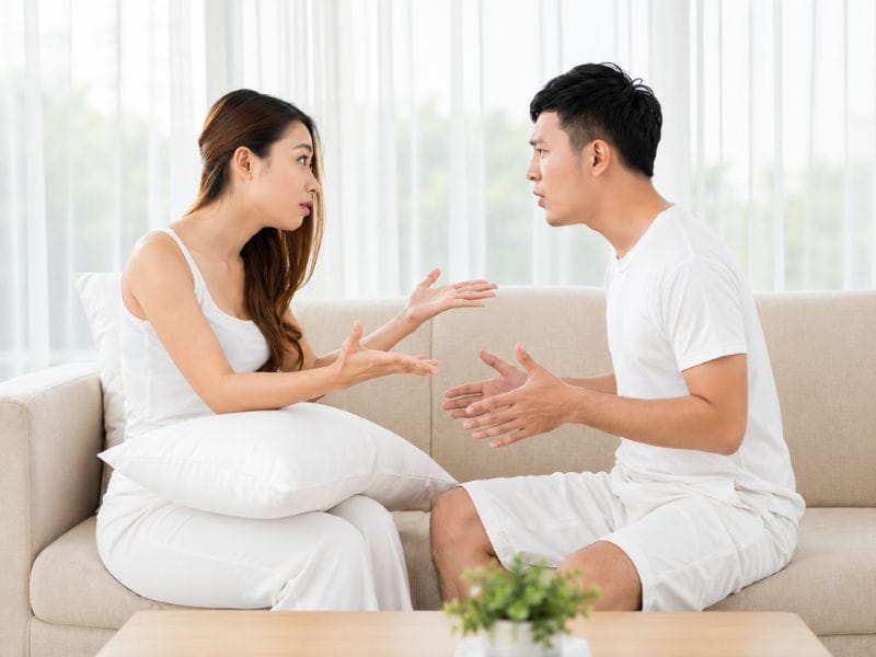 cách giải quyết khi vợ chồng cãi nhau