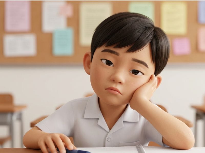 con không chủ động học 2