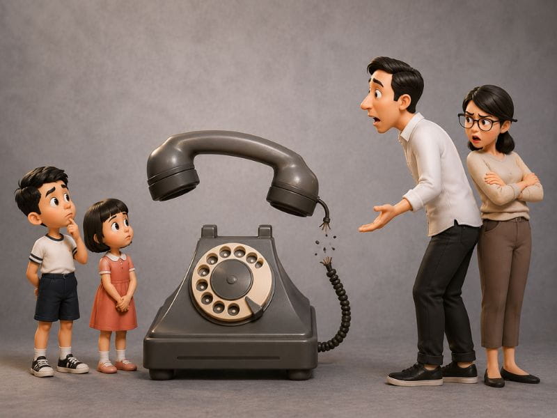 mất kết nối với con