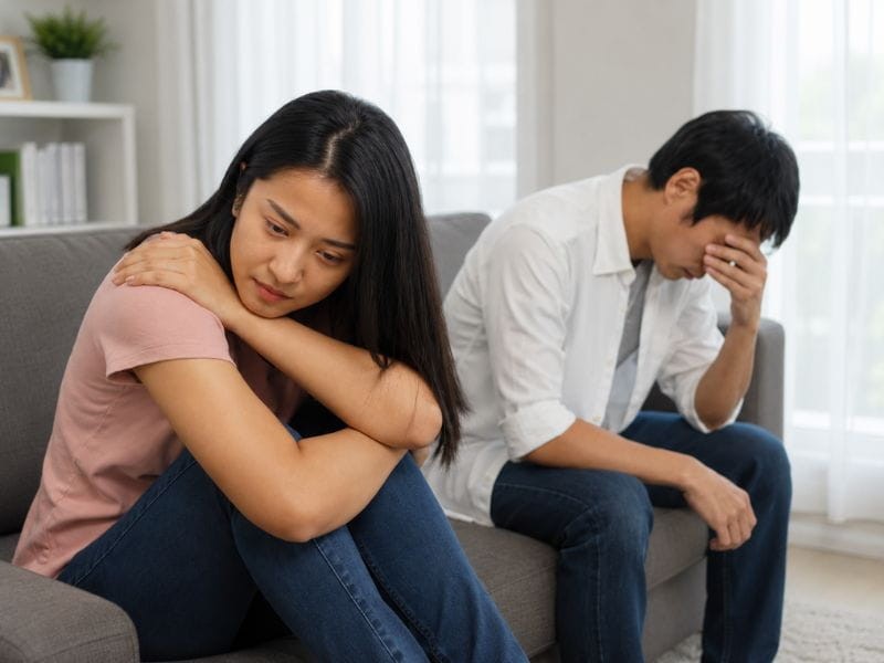 mâu thuẫn vợ chồng