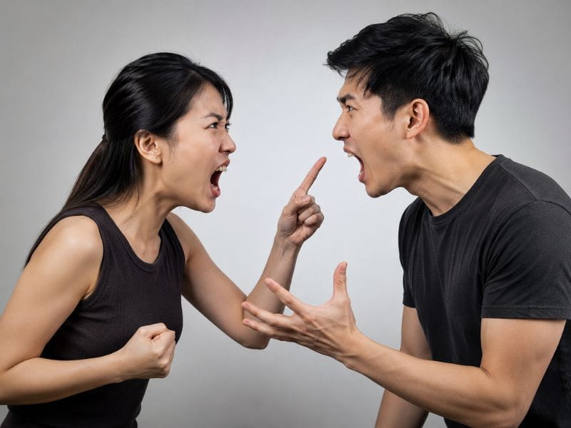 vợ chồng bất đồng quan điểm
